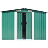 Furnova Vrtna lopa 257x392x181 cm kovinska zelena, (21912737) | Shoptok.si