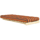 Karup Narančasta/smeđa futon/drvena fotelja Roots – | shoptok.hr