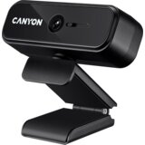 Canyon C2N 1080P full HD 2.0Mega fixed focus webcam with USB2.0 connector, 360 degree rotary view scope, built in MIC, Resolution 1920*1080, viewing angle 88°, cable length 1.5m, 90*60*55mm, 0.095kg, Black - CNE-HWC2N | Shoptok.si