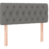  Krevet s oprugama i madracem tamnosivi 90 x 190 cm od tkanine | shoptok.hr