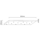 Open Design OR85440 - Luster na sajli ERO 12xG9/8W/230V sjajni hrom | Eponuda.com