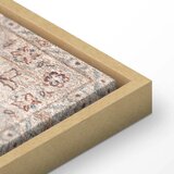  Slika - Sand carpet - worn Persian carpet with rich decorative motifs 120x80 U prirodnom drvenom okviru | shoptok.hr