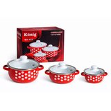 Konig Set emajliranih šerpi KO-123 Cene