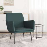 vidaXL Fotelja tamnozelena 62 x 79 x 79 cm baršunasta | shoptok.hr
