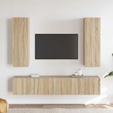  4-dijelni set TV ormarića boja hrasta sonome konstruirano drvo | Eponuda.ba