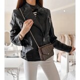 Gemre Black biker jacket faux leather Laisné | shoptok.hr