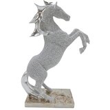 Schafer Schäfer dekorativna figurica konj srebrna 33 cm Cheval | shoptok.hr