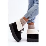 Boto Platform Snow Boots With Fur Black Olimuka | Shoptok.si