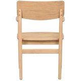 Rowico Blagovaonske stolice u setu 2 kom od punog hrasta u prirodnoj boji Maidstone – | shoptok.hr