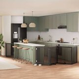 vidaXL Ograda za pse z vrati zložljiva 6 panelov črna 480 cm les | Shoptok.si