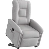 Maison Chic Naslanjač - Relax naslanjač s funkcijo vstajanja sivo blago, (22042132) | Shoptok.si