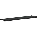  Prozorska klupčica Crno s drvenim uzorkom 120 x 30 x 4,5 cm PVC | shoptok.hr