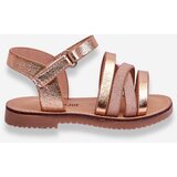 Kesi Children's sandals with straps Rose gold Isla Cene