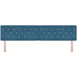 vidaXL Naslon za glavu sa kristalnim gumbima, tamnoplavi, 200 cm, baršun | shoptok.hr