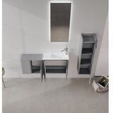 Hanah home Kupatilski ormarić sa umivaonikom i ogledalom (2 komada) Perla 110 546 Cene