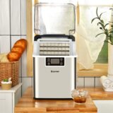  3.2 L aparat za pravljenje ledenih kock, gornji ulazni otvor, dim. 25 x 36 x 38 cm (srebrni) | shoptok.hr