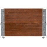 Okviri za palete 2 kom smeđi 80x60 cm od masivne borovine | Eponuda.com