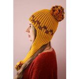 Kesi Women's cap with long ears Nadia K321 mustard | Shoptok.si