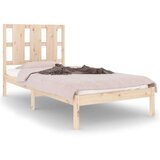  Posteljni okvir iz trdne borovine 100x200 cm, (20685185) | Shoptok.si
