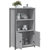  Visoka komoda siva boja hrasta 62x32x103,5 cm konstruirano drvo | Eponuda.ba