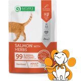 Nature's Protection sterilized cat salmon&herbs 100g, vlažna hrana sa lososom
