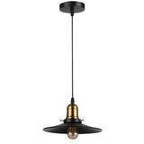  Luster LOFT na sajli, 1xE27/60W/230V, prečnik 22 cm, crna | Eponuda.com