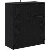  Komode 2 pcs Crni hrast 60 x 30 x 70 cm Konstruirano drvo | shoptok.hr