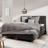 Bessagi Home Postelja Boxspring Jerry, Temno Siva, 180x200 Cene