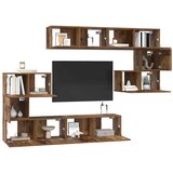  Komplet TV omaric 8 pcs Star les Konstruiran les - - Rjava - 77.2 - 80 x 30 x 30 cm - 2025--Uvoz_2 | Shoptok.si