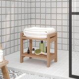 vidaXL Klupa za tuš 45 x 30 x 45 cm od masivne tikovine Cijene