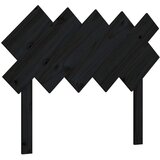 Maison Chic posteljno vzglavje - vzglavna omarica - nočna omarica črno 104x3x80,5 cm trdna borovina, (21706295) | Shoptok.si