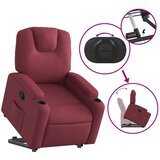  Naslonjač na podizanje od tkanine crvena boja vina | Eponuda.com
