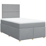  Krevet s oprugama i madracem svjetlosivi 120x190 cm od tkanine | shoptok.hr