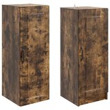  Set ormara 2 kom. Konstruirano drvo - Dimljeni hrast | shoptok.hr