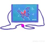 Spirit novčanik s leptirom plavo-ljubičaste boje na čičak, 12,5x8,5 cm Cijene