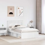  Okvir za krevet Bijelo 120 x 200 cm Čvrsto borovo drvo | shoptok.hr