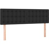  Uzglavlje crno 144 x 5 x 78/88 cm od umjetne kože | shoptok.hr