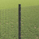  Zavarena žičana ograda s postom 25 x 0,8 m Siva Mreža | shoptok.hr