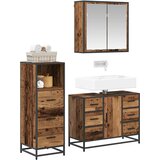  Set namještaja za kupaonicu 3 kom. Staro drvo 80 x 33 x 60 cm | shoptok.hr