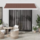 vidaXL Ročno zložljiva tenda rjava 300x250 cm Cene