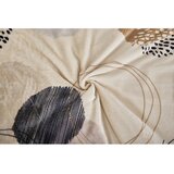 My House Svjetlo smeđa posteljina za krevet za jednu osobu od mikropliša 140x200 cm Circles – | shoptok.hr