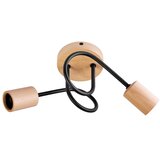  plafonski luster oxford 2xE27/15W/230V borovina/crna | Eponuda.com