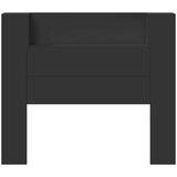  Vzglavje z LED lučmi Črna 120 x 16,5 x 103,5 cm Konstruiran les, (5000109558) | Shoptok.si