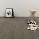 vidaXL Samolepilne talne deske 4,46 m² 3 mm PVC sive in rjave Cene