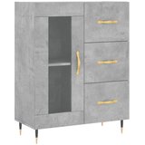  Visoka komoda siva betona 69,5x34x180 cm od konstruiranog drva | shoptok.hr