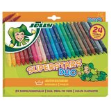  Flomasteri Jolly superstars duo 24 kom u kartonskoj kutiji | shoptok.hr