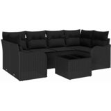  Sjedeća garnitura za vrt Crna 55 x 55 x 37 cm poliratan | shoptok.hr