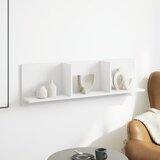  Zidni ormarić bijeli 100 x 16,5 x 30 cm od konstruiranog drva | shoptok.hr