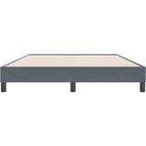 Box Spring krevet bez madracem tamno sivi 160x220 cm baršun | Eponuda.com