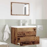  Set namještaja za kupaonicu s ladicama Zidne 2 pcs Staro drvo | shoptok.hr